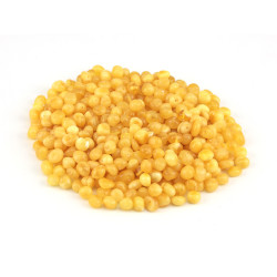 Baltic Amber Loose Drilled Beads 5-6 mm Butter Color Polished